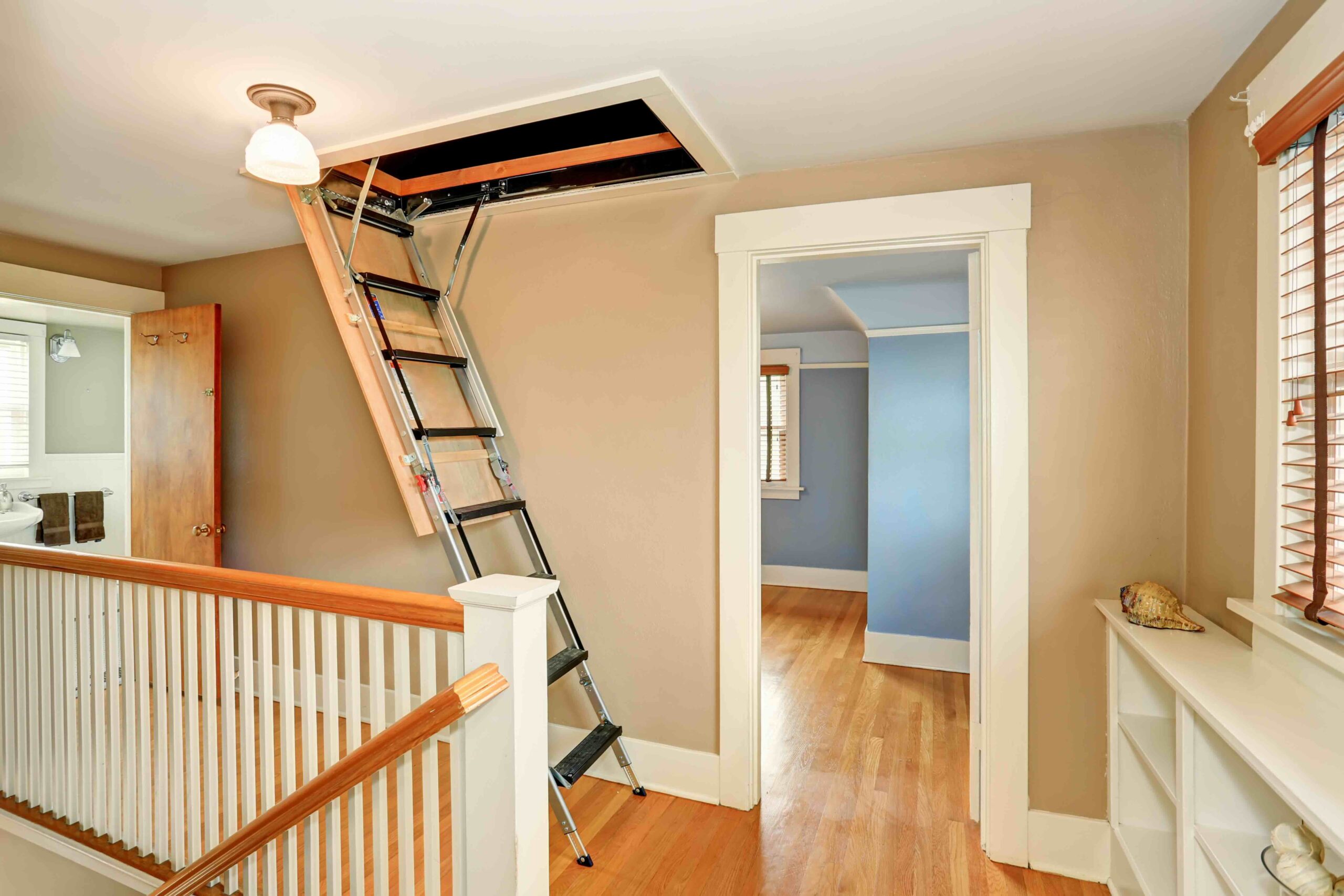 How to Install Attic Stairs Yourself A Complete Guide scaled
