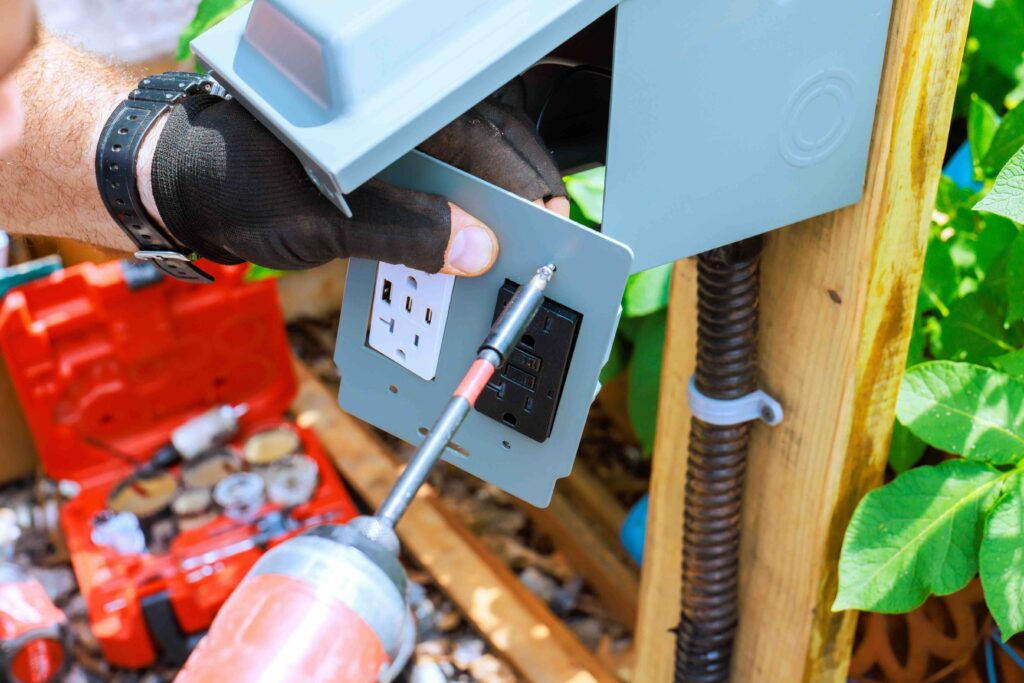 How to Install an Outside Outlet the Right Way 1024x683