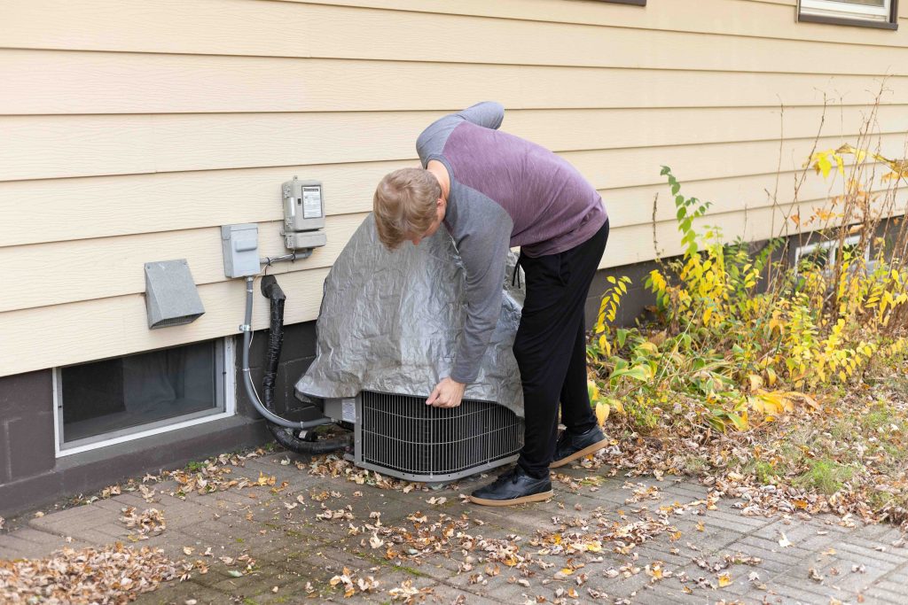 AC Winter Cover Protect Your Unit Before Cold Hits 1024x683